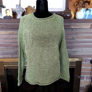 Cotton green ALPS sweater S